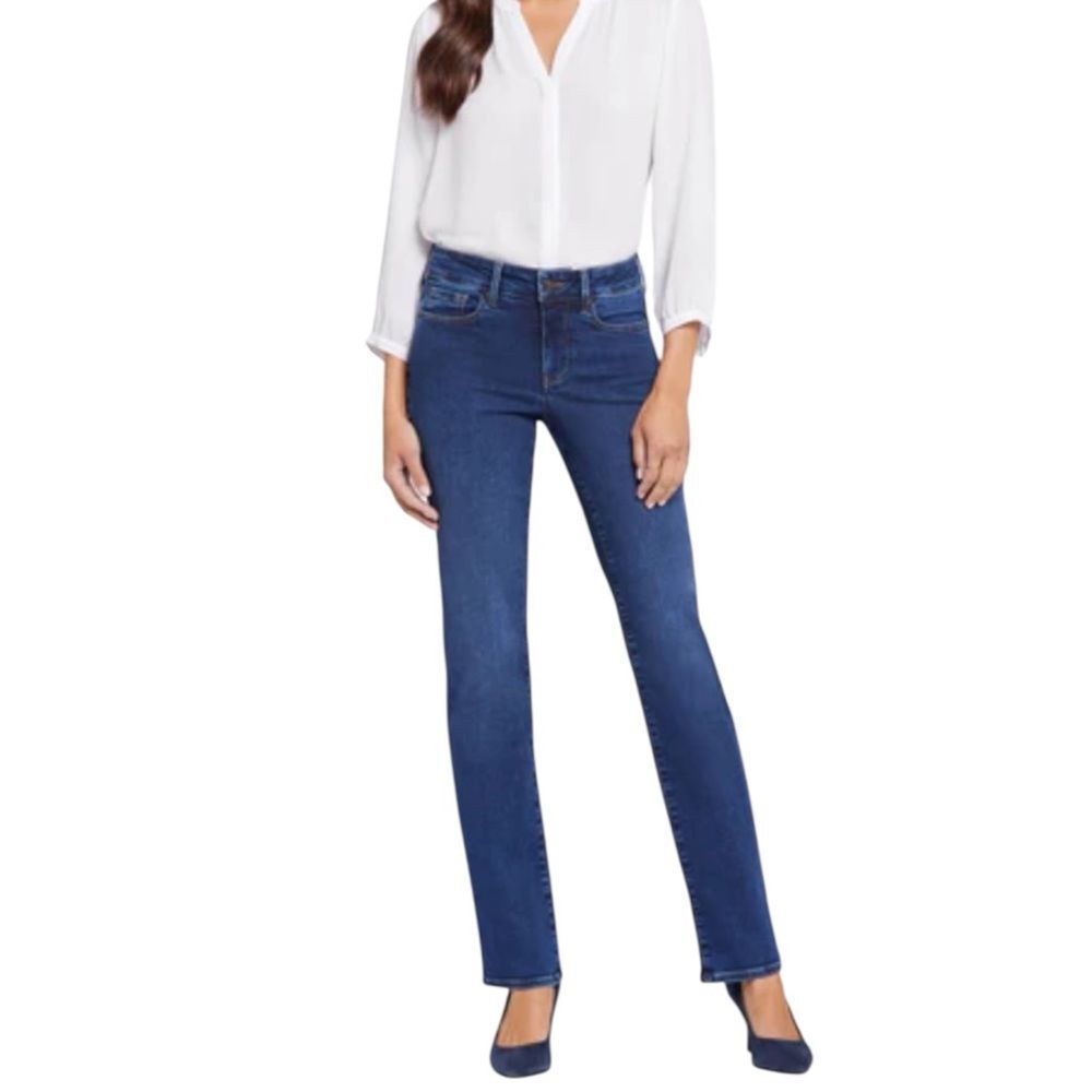 NYDJ Marilyn Straight Classic Blue Women's Jeans size 12